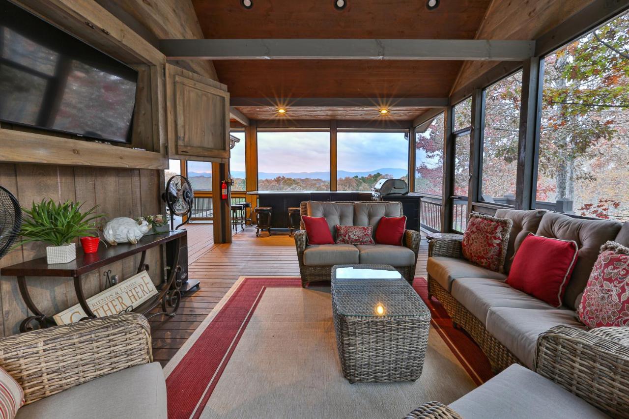 Eagles Crest - Long Range Layered Mountain Views In Peaceful Neighborhood! Mineral Bluff Exterior foto